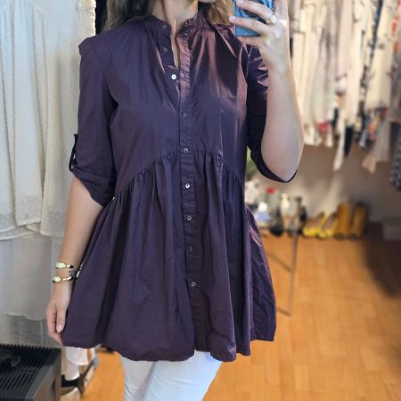 ZARA Hemdblusenkleid 100% Baumwolle Gr. M vielseitig