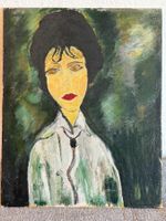 Porträtmalerei Frau Expressionismus Kunst