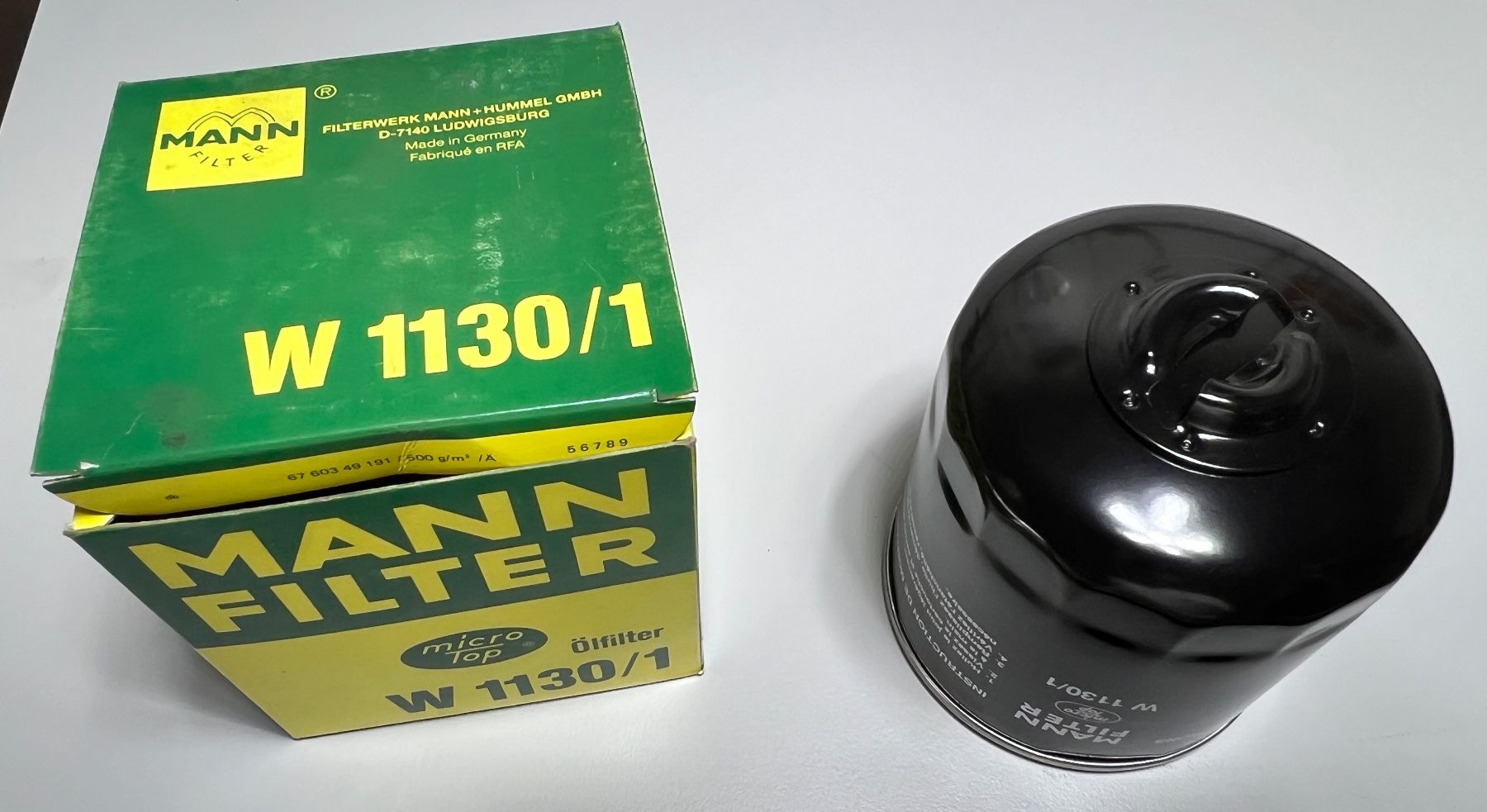 Tutti pezzi di ricambio auto: Ölfilter Mann W 1130/1 – Usato da Thun venduto da Cravatte 1