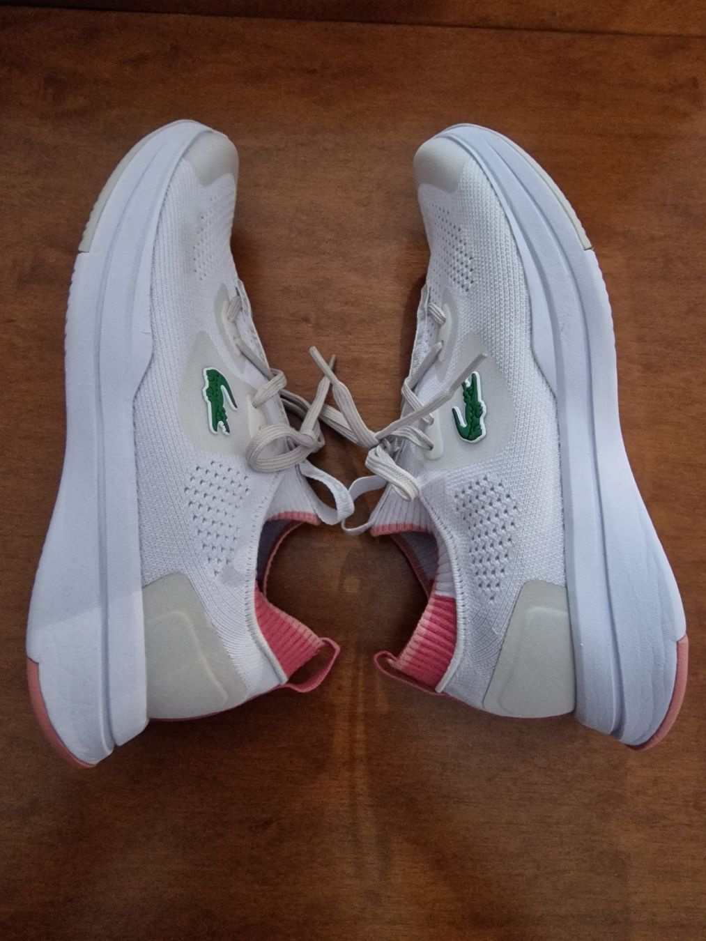 Lacoste Damenschuhe: Baskets Lacoste blanches, pointure 38 - Comme neuves! – Neu (gemäss Beschreibung) aus Genève von put_29m9 2