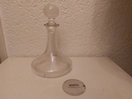 Edler Vintage Glas-Dekanter „Le Savour Club“ Frankreich