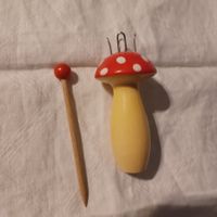 Strickpilz mit orig Häckchen