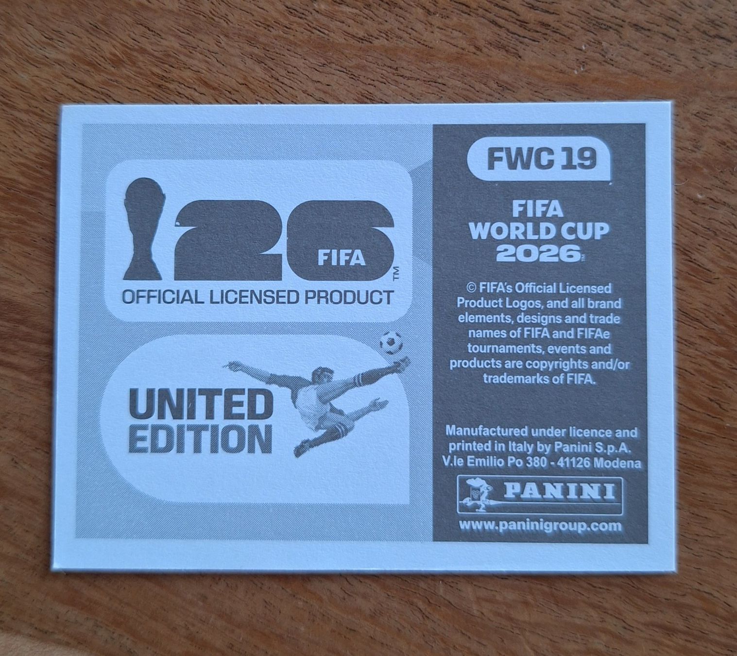 Panini Carte collezionabili: Panini FWC 19 – Nuovo (secondo la descrizione) da Romanens venduto da Crocette 1
