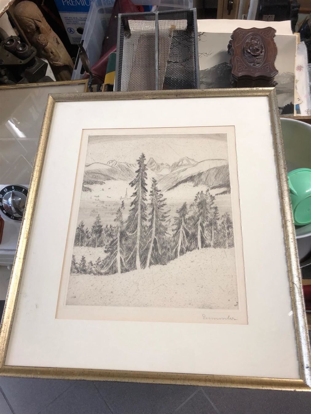 Dipinti: (p) DUMMLER Hermann 1875-1944 signiert – Usato da Bern venduto da Jwpm66