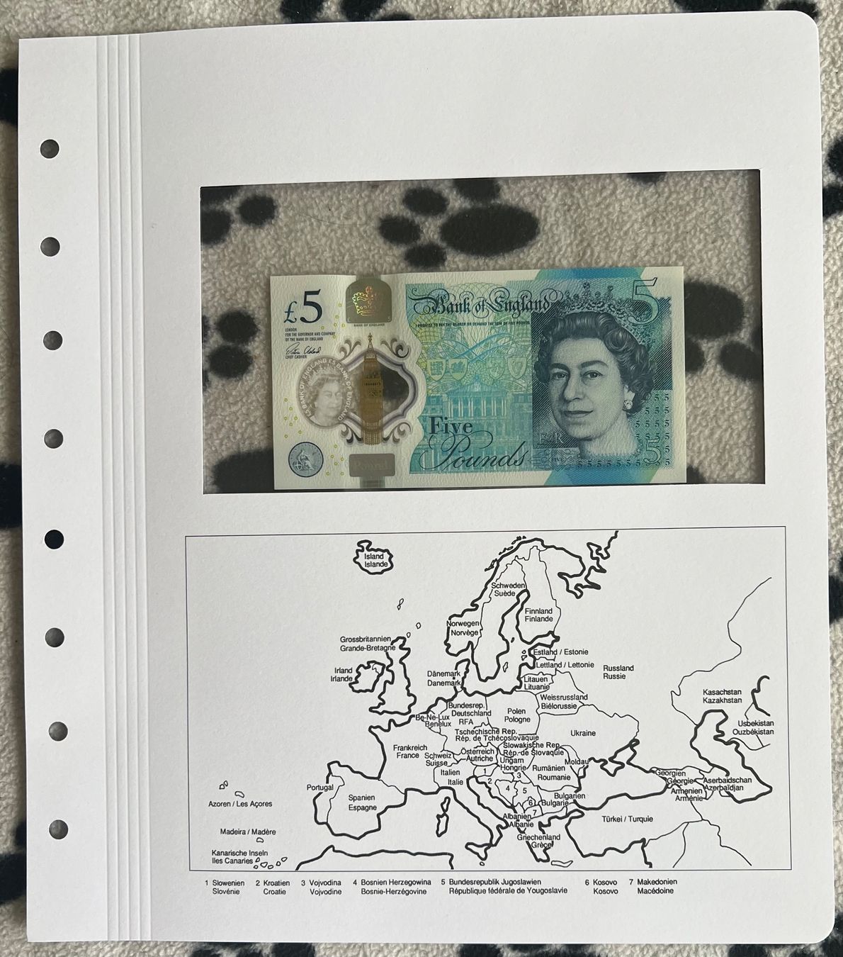 Banconote: Banknote Grossbritannien, 2015 – Nuovo e nell'imballaggio originale da Adliswil venduto da Myxin 1