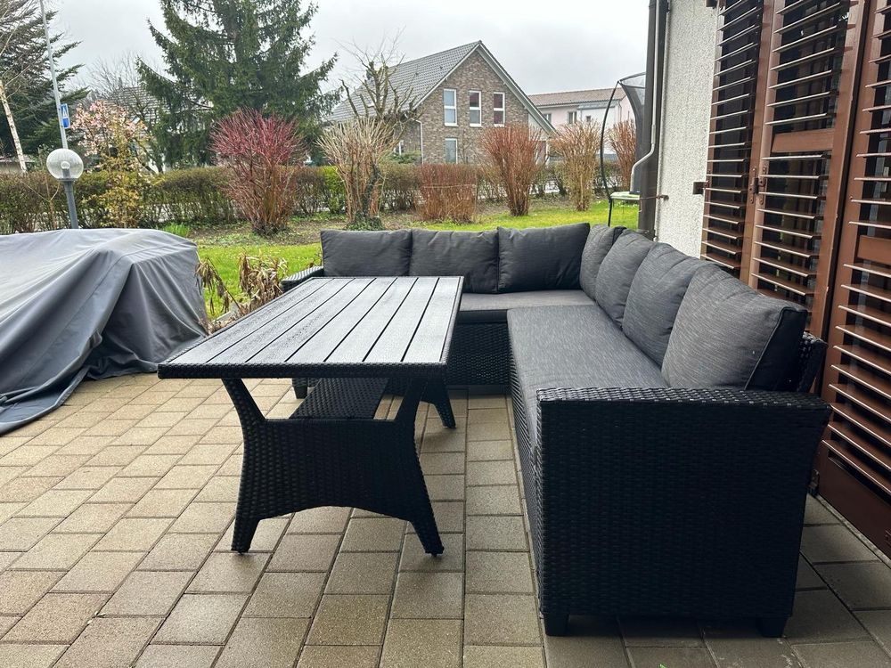Garten Rattan Lounge / Tisch Kaufen auf Ricardo