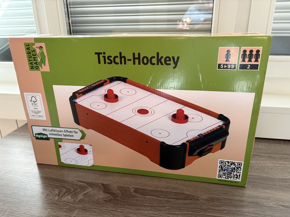 Giochi: Tisch Hockey Spiel, OVP – Nuovo e nell'imballaggio originale da Winterthur venduto da Manati_06 1