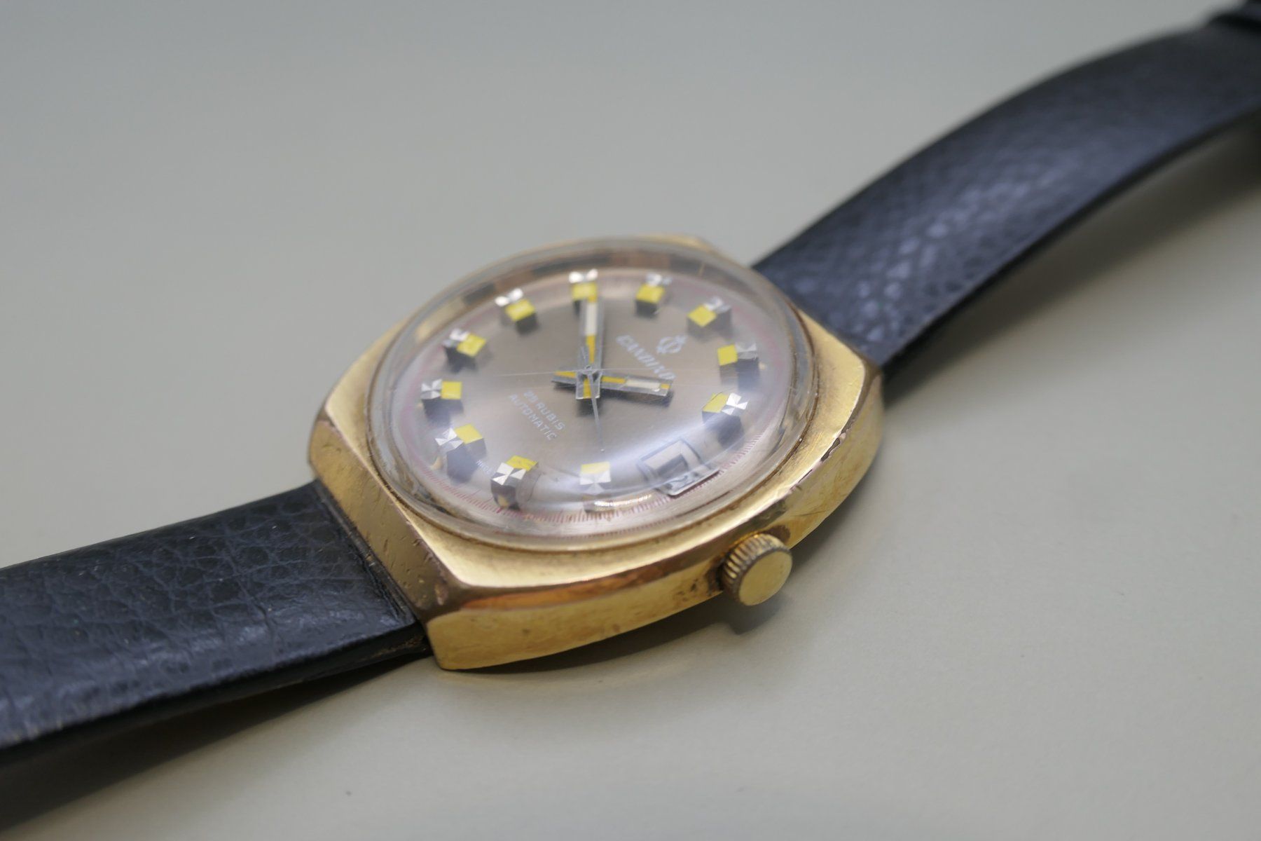 Candino Orologi: Candino 25 Rubis Automatic Vintage Herrenuhr Datum – Usato da Thun venduto da CHRONOTIKA 1