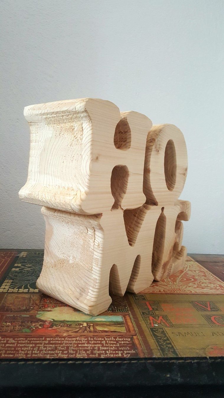 Articoli in legno: Home Decor Beschriftung – Nuovo e nell'imballaggio originale da Domat-ems venduto da Gr8wood 2