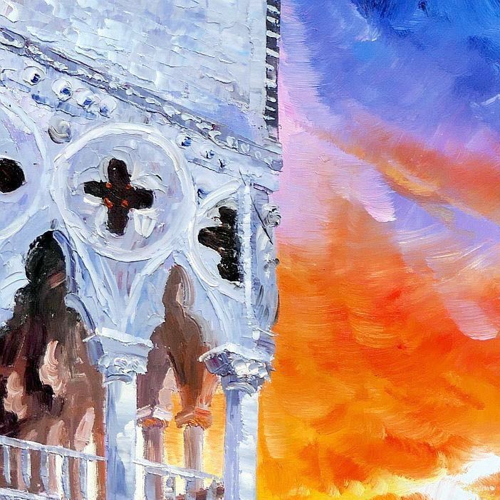 Riproduzioni & Creazioni: Modern Art - Venedig am Markusplatz – Nuovo (secondo la descrizione) da Larnaca venduto da KunstDepot24 1