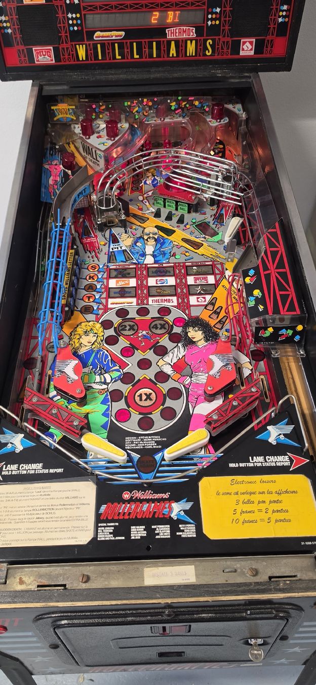 Williams Flippers: flipper rollergames – D'occasion à Eschert par SoS_Tilt_and_Co 4