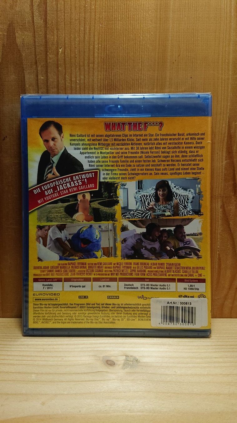 Tutti i DVDs: WHAT THE F***? Blu-Ray mit Rémi Gaillard – Nuovo e nell'imballaggio originale da Wilderswil venduto da Exebub 1