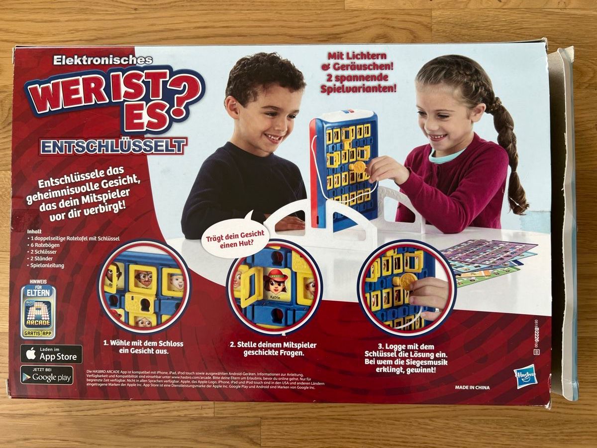 Giochi: Hasbro Electronic Guess Who Game – Nuovo (secondo la descrizione) da Küsnacht ZH venduto da JewellerybyNur 1
