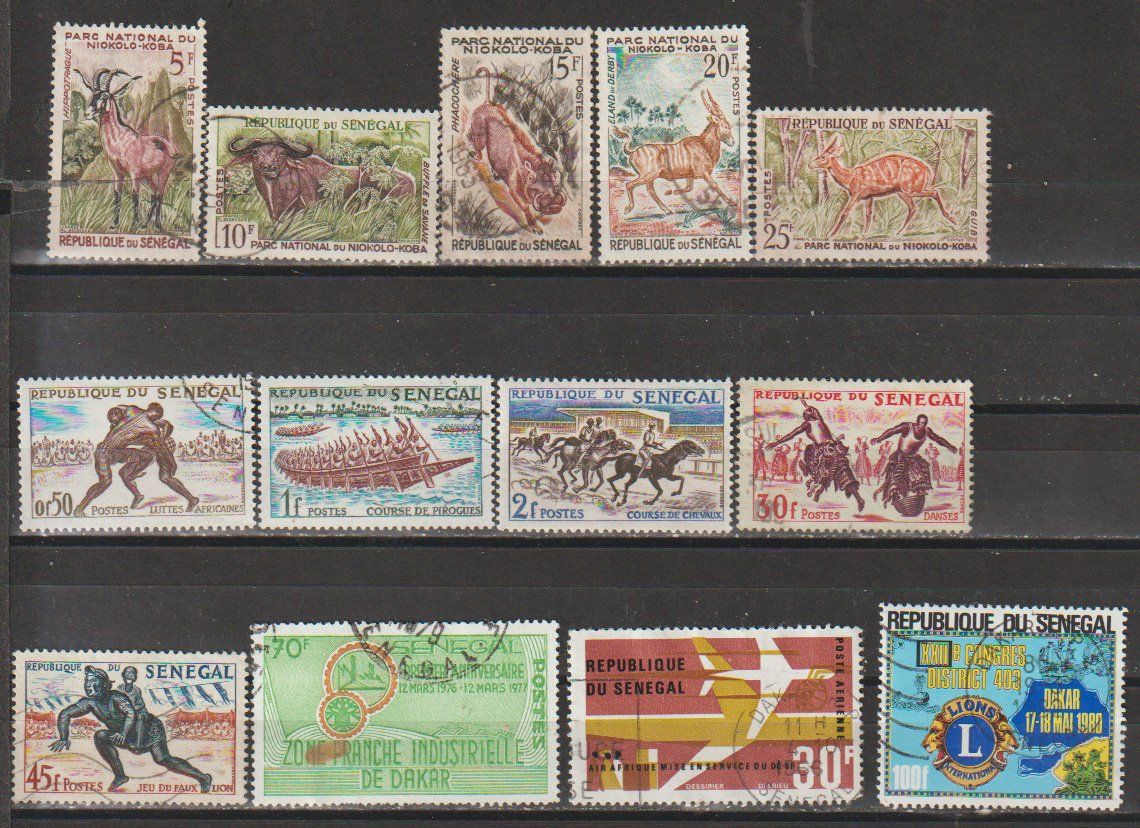 Alle Briefmarken: Sénégal – Gebraucht aus Crans-Montana von kira56 1