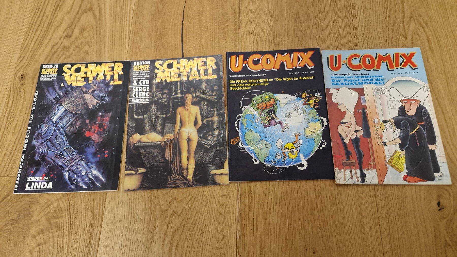 BD: 4 Schwermetall, U Comix – D'occasion à Haag (Rheintal) par tw01