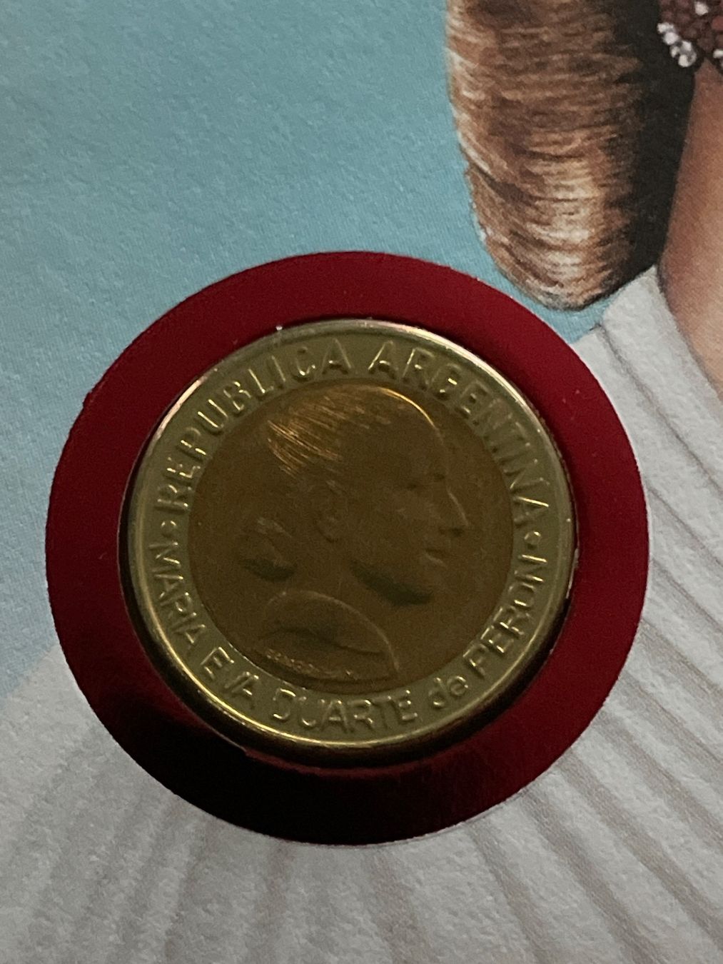 Alle Münzen: Numisbrief Evita Peron – Neu (gemäss Beschreibung) aus Schlossrued von Julio25 1