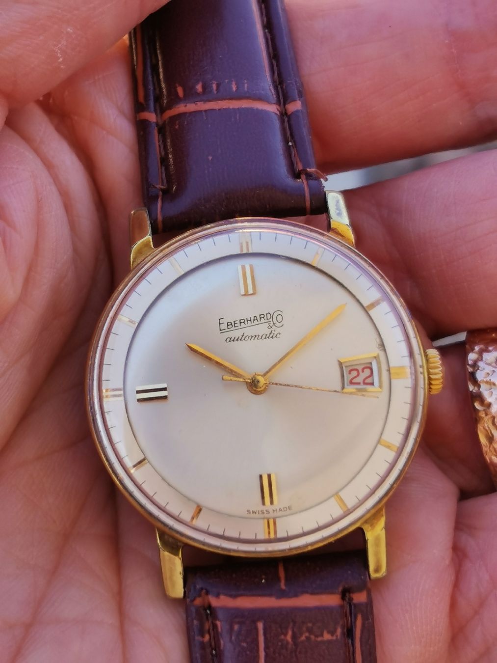 Eberhard & Co. Orologi: Orologio Eberhard & Co Automatico – Vintage – Usato da Cagiallo venduto da DoubleH_Watches