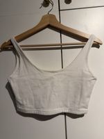 Top Brandy Melville court blanc - cotton - S