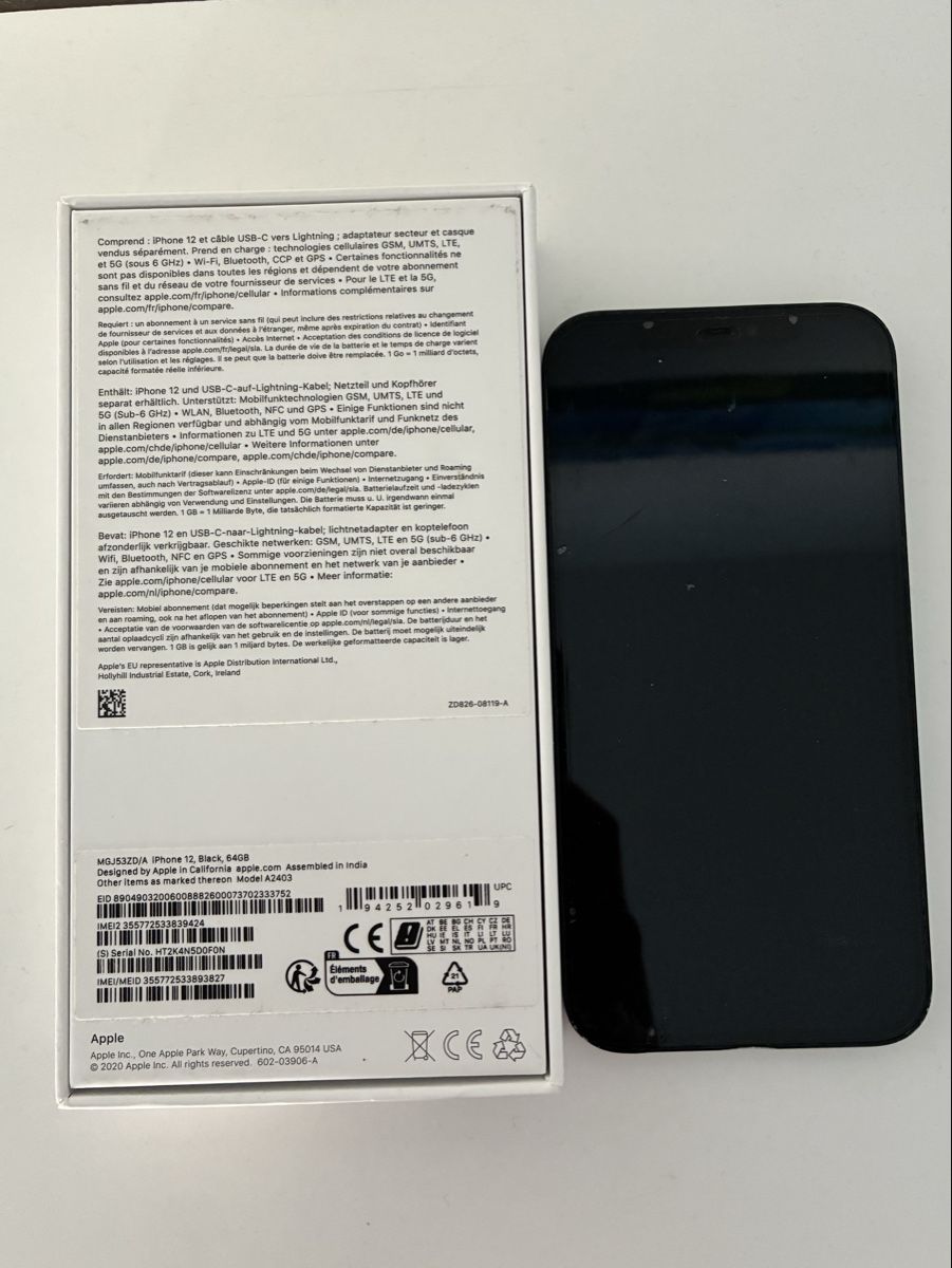 Apple Handys / Smartphones: Iphone 12 64GB – Gebraucht aus Zollikon von vivienneberger 1