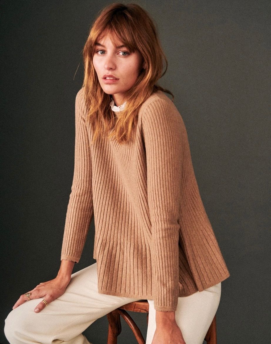 Sezane Pullover & Sweatshirts: Pull Sézane camel S – Gebraucht aus Neuchâtel von Code001 1
