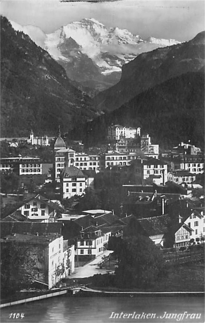 Ansichtskarten: Interlaken, Jungfrau – Gebraucht aus Ottikon b.Kemptth. von Neptun1974
