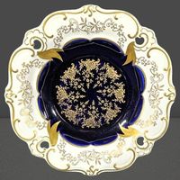 ✨ Edle Weimar Kobalt Schale – 24K Golddekor! 💙🏺