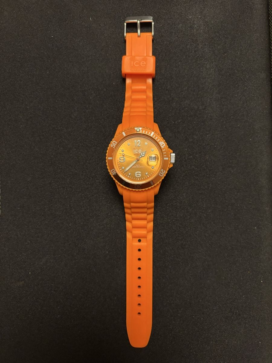 Ice watch Uhren: Ice Watch Orange mit Silikon Armband – Gebraucht aus Fehraltorf von nolram75 3