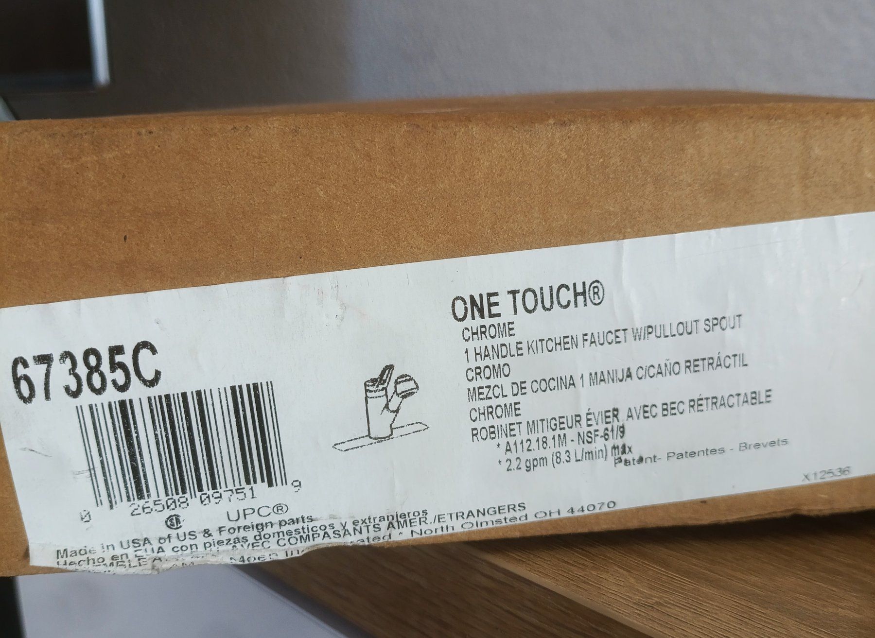 Rubinetteria: Edler Wasserhahn von Moen: One Touch. Neu – Nuovo (secondo la descrizione) da Wil SG venduto da Donaldus 5