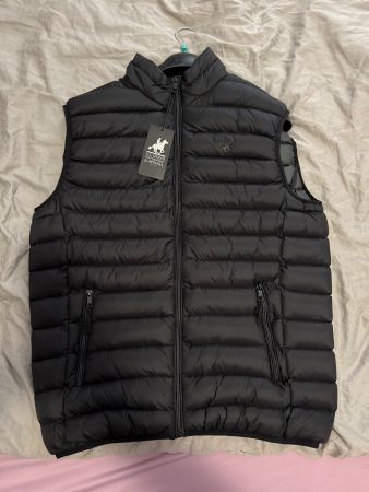 US Grand Polo Weste, neu, Gr. XXL, schwarz, ideal Winter!