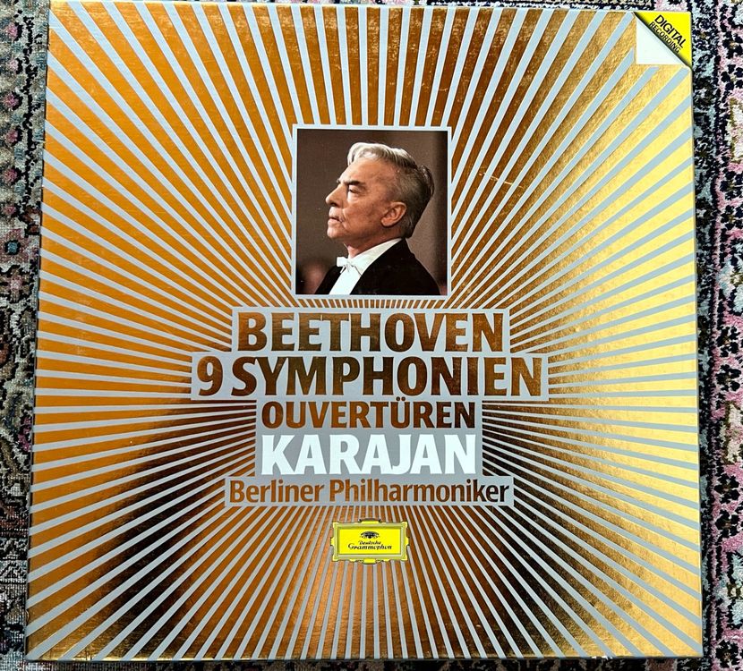 Beethoven Karajan Berliner Philharmoniker – 9 Symphonien 7LP | Kaufen ...