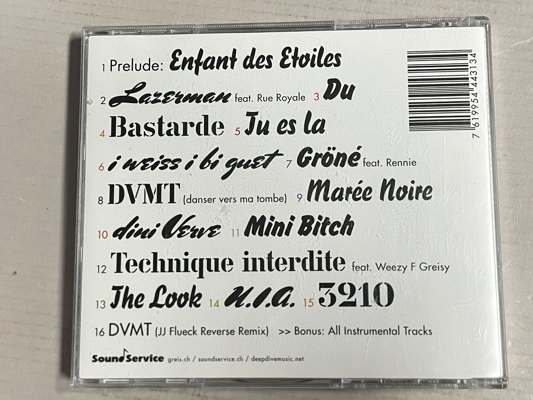 CD: Greis - Me Love – Usato da Muri b. Bern venduto da AdidasCollector 2