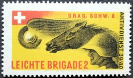 Soldatenmarke 2.WK, Dragoner Schwadron 8, Aufdr, Wi Kav 6