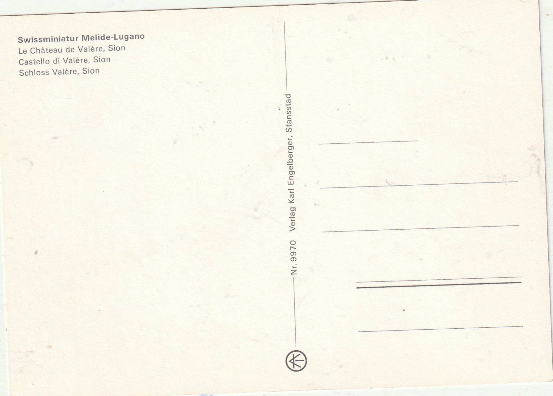 Cartoline postali: Swiss Miniatur  – Usato da Lumbrein venduto da made02 1