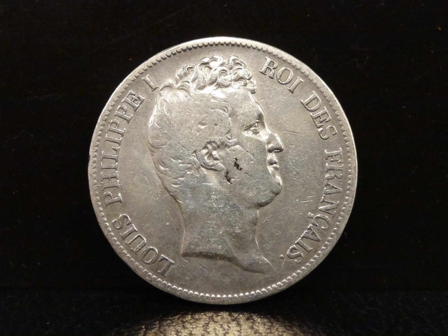 Alle Münzen: Silbermünze 5 FRANCS FRANCAIS 1830 – Gebraucht aus Kerzers von djstarsky73 1
