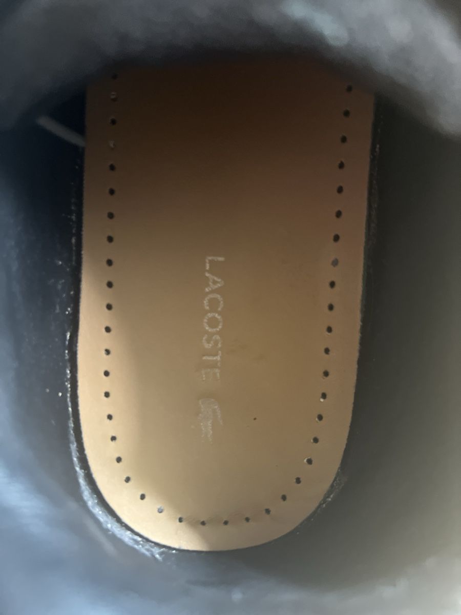 Lacoste Scarpe da uomo: Lacoste Black Leather Sneakers size 44,5. Great for Fall – Usato da Zürich venduto da tra_wl8x 7