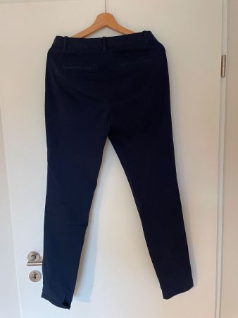 Esprit Chino Hose Damen Gr. 34/32 dunkelblau