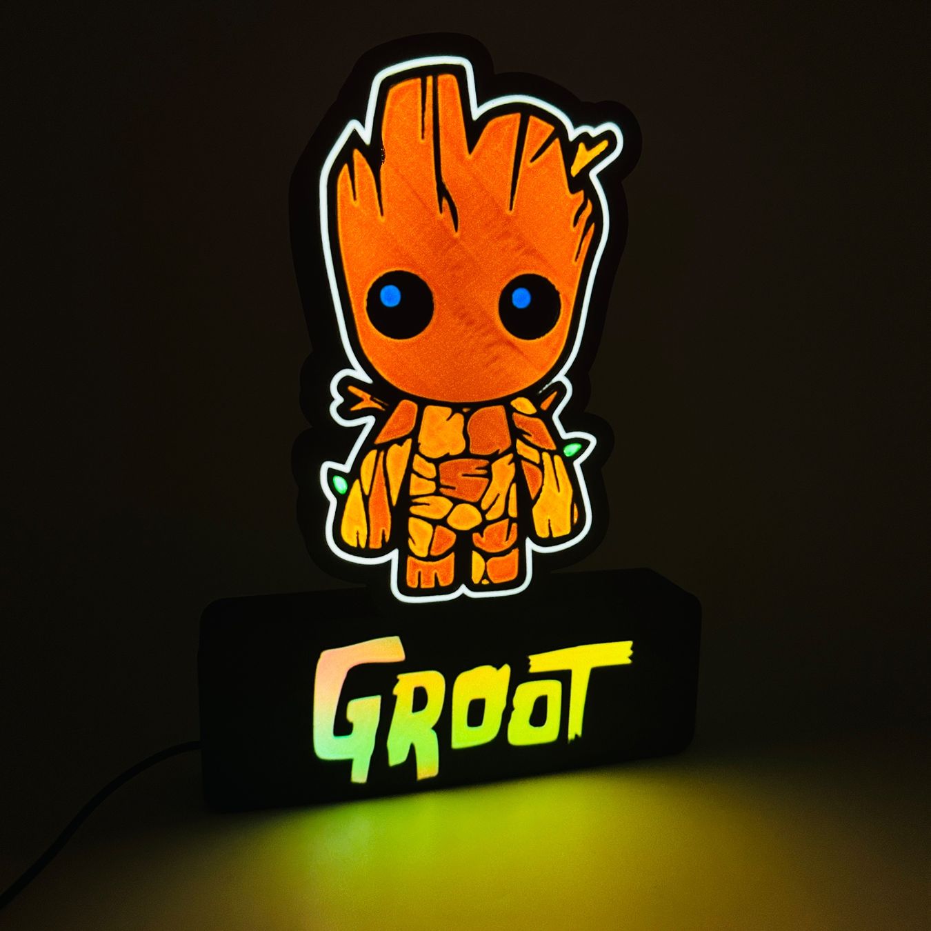 Lampade: Lightbox lumière led Groot RGB – Nuovo (secondo la descrizione) da Vicques venduto da PAMB3D 6