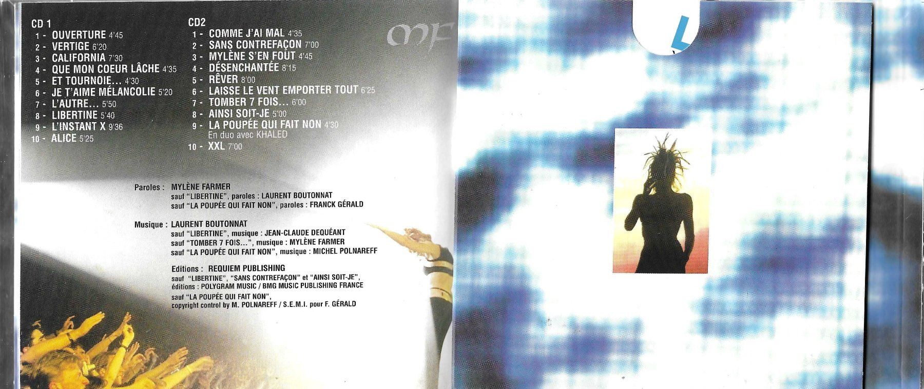 CD: Mylène Farmer 2 CD's livret -  Live à Bercy – Usato da Savagnier venduto da Ne2065 1