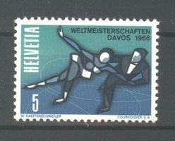 1965, Weltmeisterschaft im Eiskunstlauf Davos **