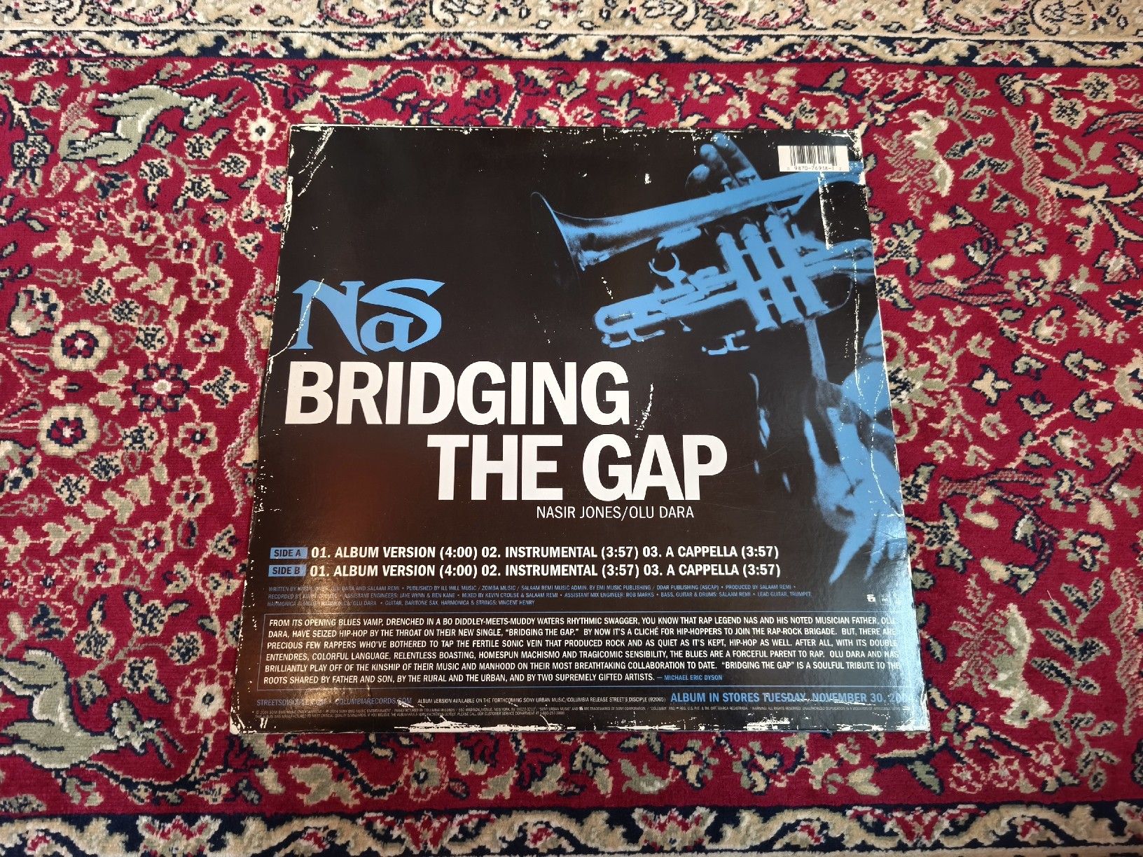 Dischi in vinile: Nas - Bridging The Gap – Usato da Kandersteg venduto da digginblackpearlz 1