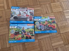 Playmobil Migros Mania 72036, 72037 und 72040