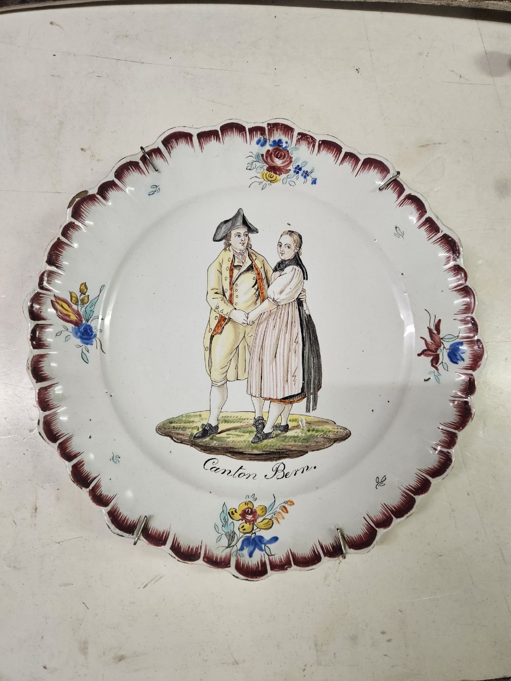 Piatti: porzellanteller antik bern – Usato da Schwellbrunn venduto da Omega-alpha