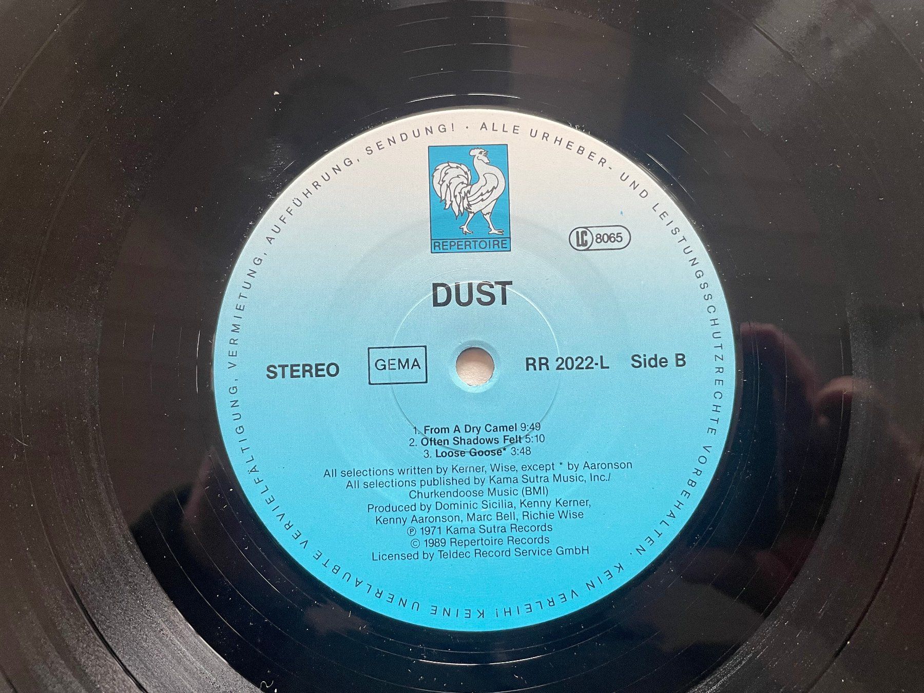 Dischi in vinile: Dust, Same, Nachpressung von 1989, D – Usato da Kleinlützel venduto da Vinylspezi 4