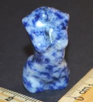 Deko – Heilstein – L-53 – Torso ca. 3 cm – Blue Spot Jade