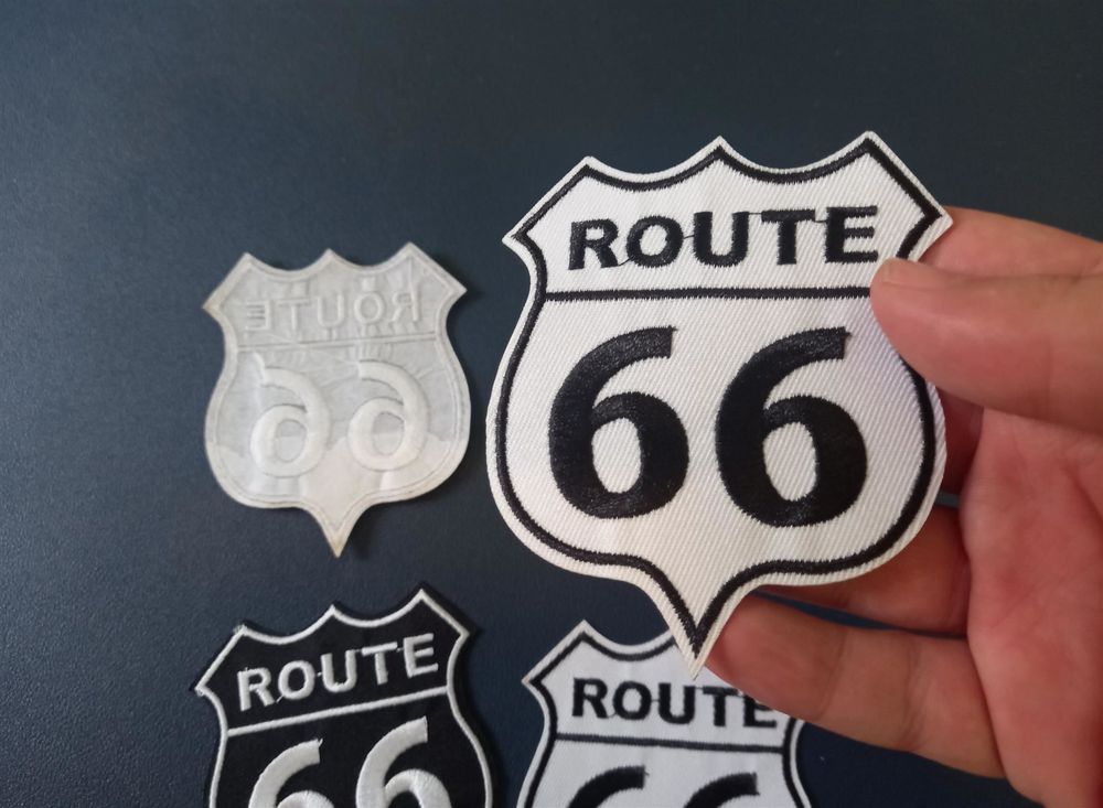 Logo brodé Route 66