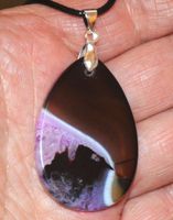 Halskette 2479 – Druzy Geode Achat