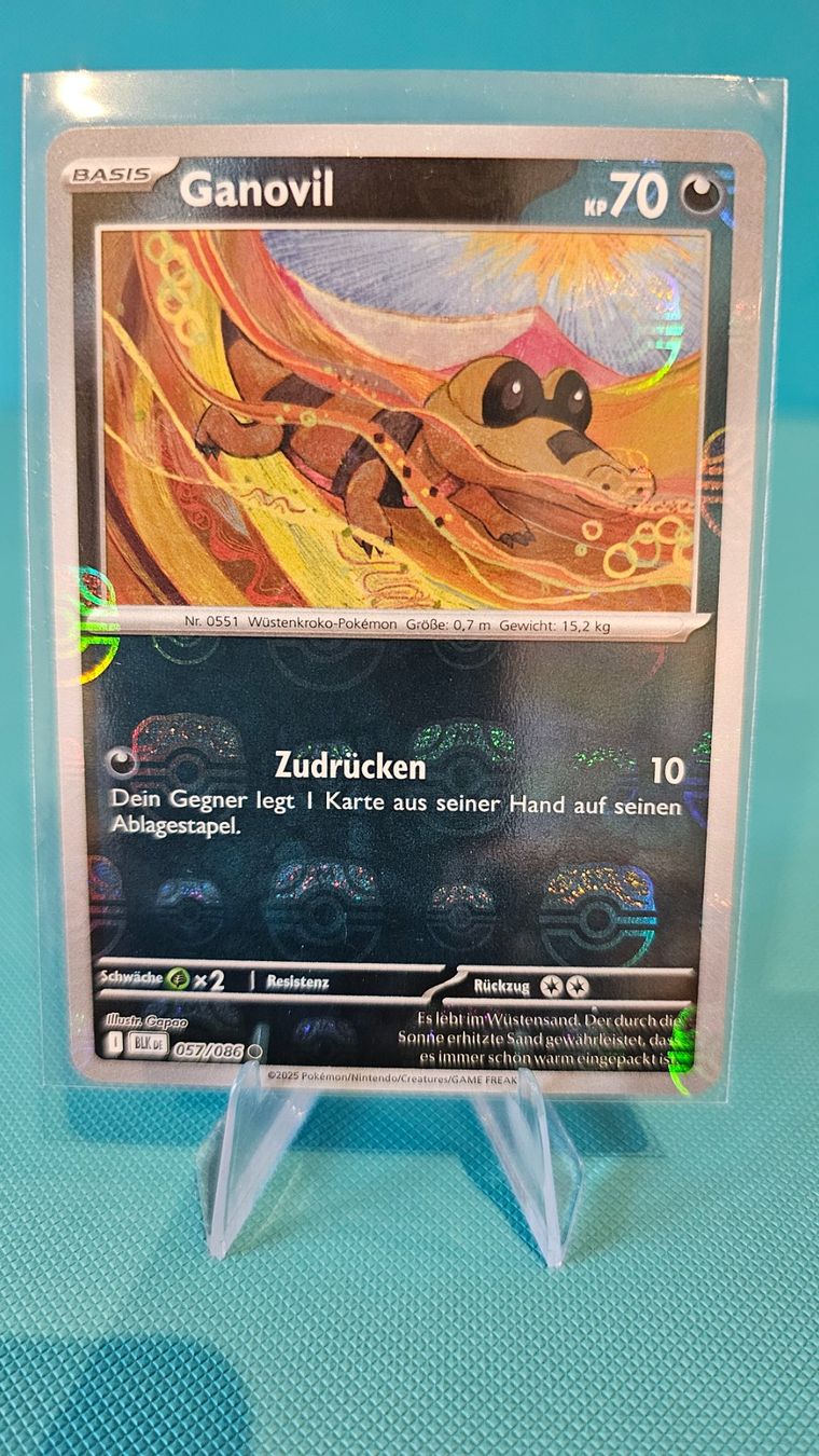 Pokémon Sammelbilder & Trading cards: Ganovil Masterball 052/086 BLK DE – Gebraucht aus Rheineck von Pinia03