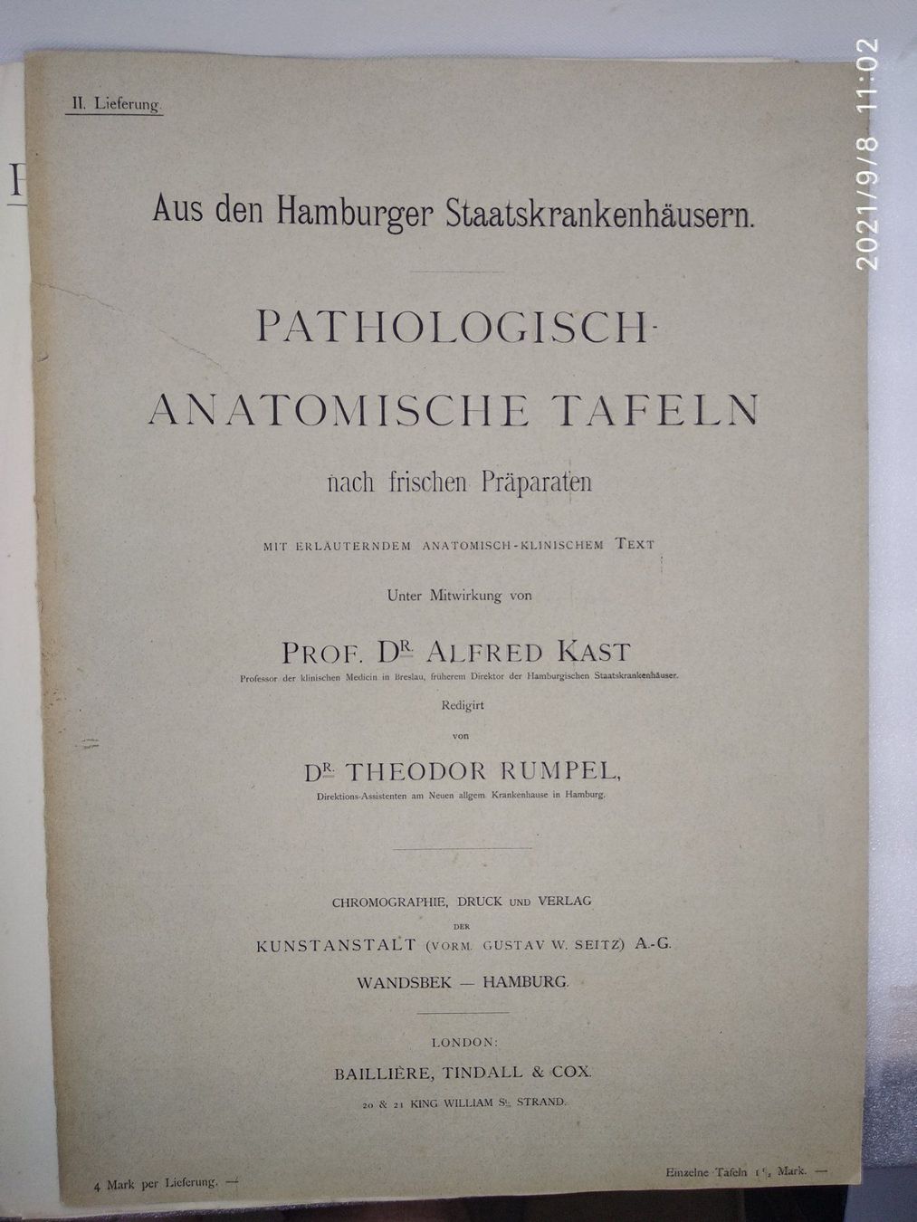 Libri: MEDIZIN - ANATOMIE - KAST - RUMPEL - P – Usato da Goldach venduto da Gaip 6