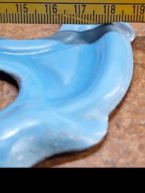 Teller: ANTIKER EMAILLE TELLER EIERHALTER IN BLAUEN EMAILLE – Gebraucht aus spreitenbach von lumbalplatte 3