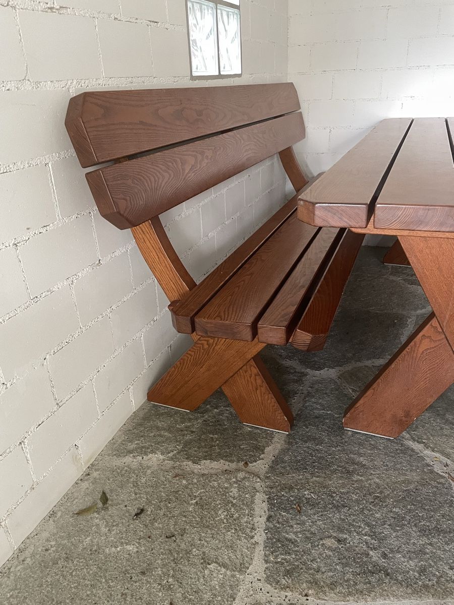 Set de table et chaises: Gartenesstisch mit Bänken – D'occasion à Breitenbach par oli_hm96 2
